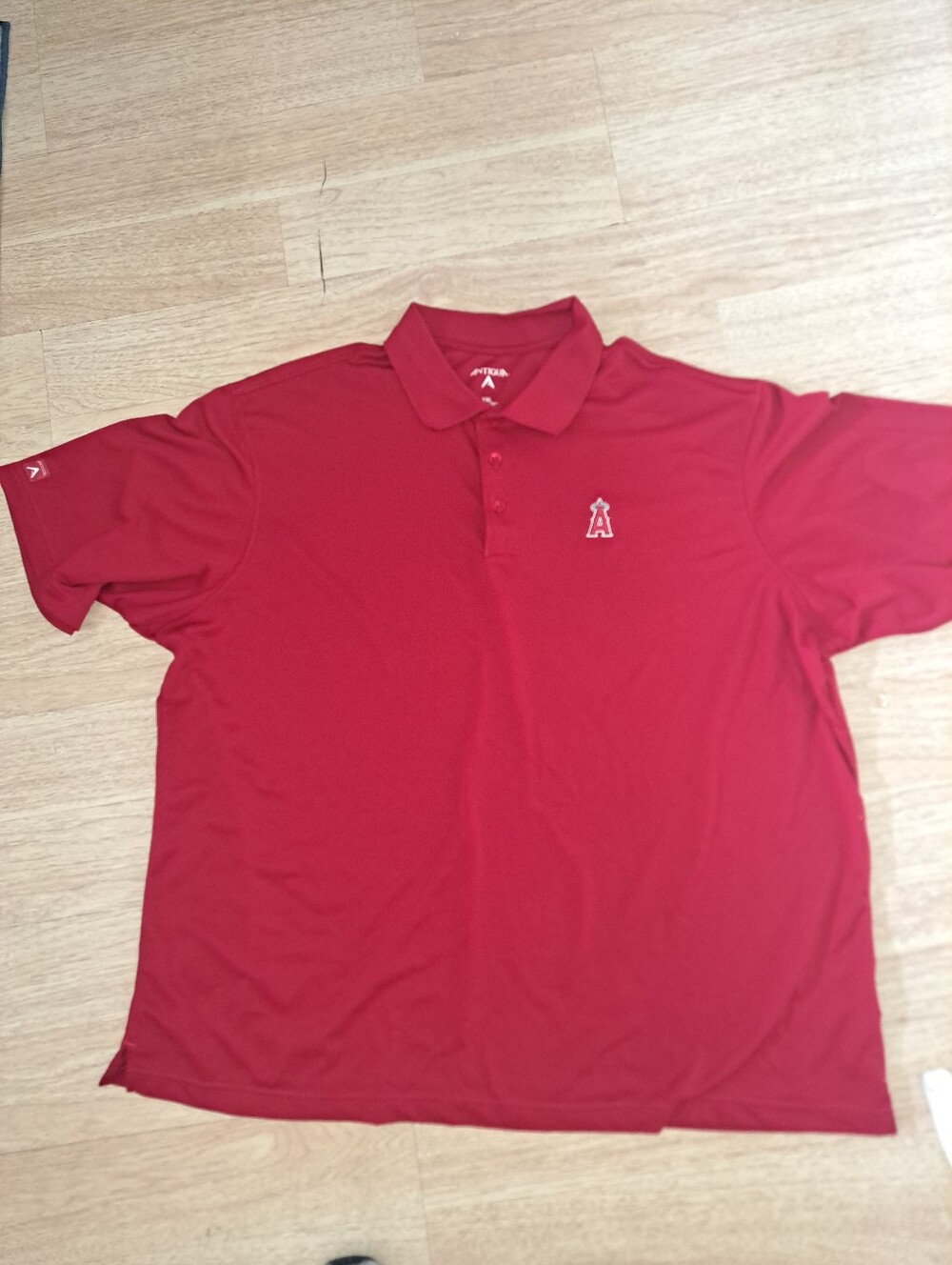 Antigua Red Polo with Los Angeles Angels A Patch - Picture 4 of 4